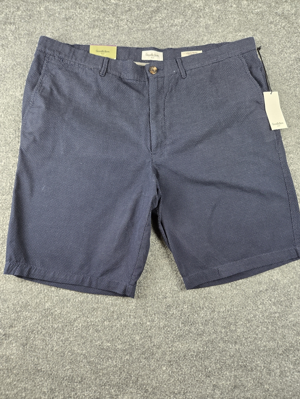 Goodfellow‎ & Co Men's Navy Microdot Chino Shorts #361